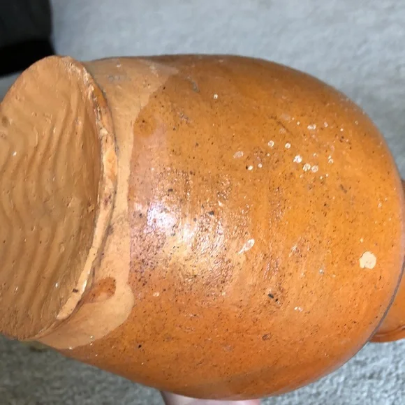 Antique Romanian Pottery Vase - Picture 3 of 4